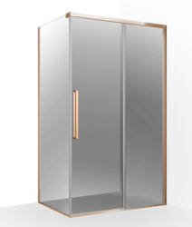 Wellis Clara tolóajtós zuhanykabin 120x90 füstüveggel, brushed rose gold profilszín WC00575 (WC00575)