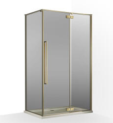 Wellis Mika zuhanykabin 120x90 füst üveggel, brushed gold profilszín WC00571 (WC00571)