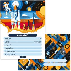 Ars Una Ars Una: Gravity űrhajós 10 db-os meghívó szett borítékkal (50223671) - innotechshop