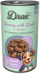 DRAX Adult konzerv bárány- és csirkehússal 1240g - azpets