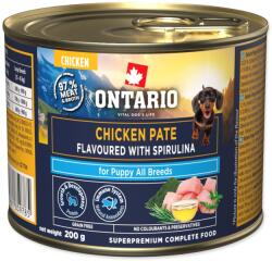 ONTARIO Puppy csirke pástétom spirulina ízesítéssel 200g