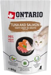ONTARIO alutasak tonhallal és lazaccal főzetben 80g