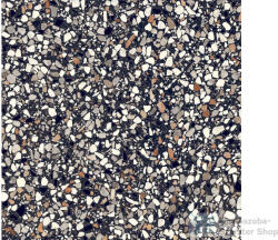 Del Conca FRAMMENTI Nero Micro FR-8, 20x20 cm-es padlólap, 20FR08MI (20FR08MI)