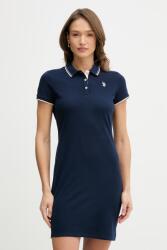 U. S. Polo Assn U. S. Polo Assn. pamut ruha POLO DRESS - sötétkék M
