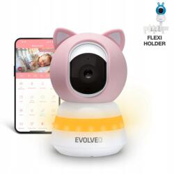 EVOLVEO Baby Monitor Lux Intelligens 360°-os videós babaőr éjjellátó funkcióval (CAM-LUX-P)