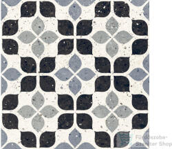 Del Conca FRAMMENTI Azzurro Fiore FR-2, 20x20 cm-es padlólap, 20FR02FI (20FR02FI)