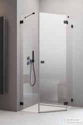 Radaway Essenza Pro 8 PTJ 100x100J szögletes zuhanykabin, jobbos, fekete 10530000-54-01R+10530300-01-01 (10530000-54-01R_10530300-01-01)