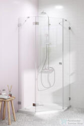 Radaway Essenza Pro 8 PTJ 100x100B szögletes zuhanykabin, balos, króm 10530000-01-01L+10530300-01-01 (10530000-01-01L_10530300-01-01)