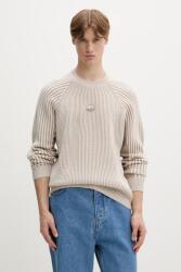 Filling Pieces férfi gyapjú pulóver Knit Sweater Raglan - bézs M