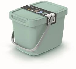 KEDEN Coș de gunoi cu capac 6 l verde deschis Cos de gunoi