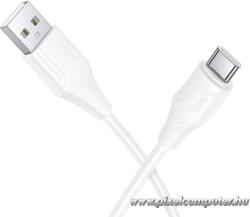 hoco. X124 USB-A - USB-C Szilikon Kábel - 3A Gyorstöltés, 1 m (6942007664431)