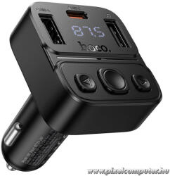 hoco. E87 Autós Gyorstöltő és FM Transzmitter - 35W (6942007658980)