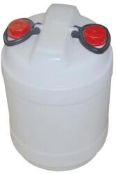 JP PLAST Butoi din plastic 40 l cu gât dublu, alb