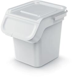 KEDEN Coș de gunoi cu filtrul de cărbune activ 20 l, stivuibil, gri cenușiu Cos de gunoi