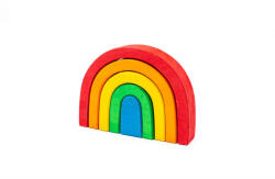 Marc toys Set Handmade, Curcubeu Arcada Medie Rosu (MCA0104)
