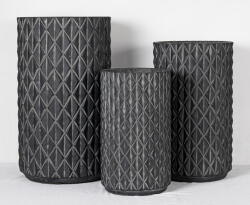 Rhombara Noir Ii Design virágtartó RHOMBARA NOIR II. fekete S