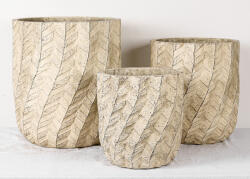 Fluxara Beige I Design virágtartó FLUXARA BEIGE I. bézs Készlet