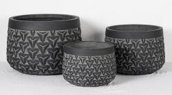 Yara Noir I Design virágtartó YARA NOIR I. fekete S