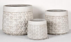 Yara Blanc Ii Design virágtartó YARA BLANC II. fehér M