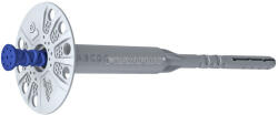  Homlokzati szigetelésrögzítő dübel műanyag bevonatos fém szeggel 8x295mm ETA minősítéssel