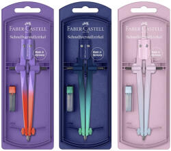 Faber-Castell Körző FABER-CASTELL Flow műszaki gyorsállítóval kiegészítőkkel (174556) - papir-bolt