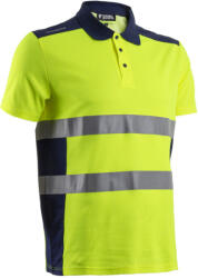 Coverguard Oki Fluo Sárga/sötétkék Rövid Ujjú Galléros Póló_3xl (gan5oki1603xl)