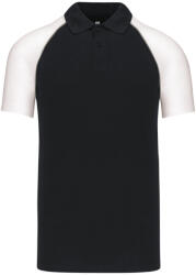 Kariban KA226 BASEBALL KONTRASZTOS GALLÉROS PÓLÓ (ka226bl-wh-2xl)