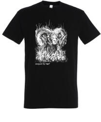 Top Póló (kos mintával) kereknyakú (100%pamut 190gr/m2) TOP, fekete, XL (TOP_PK-H_ARIES-XL)