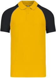 Kariban KA226 BASEBALL KONTRASZTOS GALLÉROS PÓLÓ (ka226ye-bl-3xl)