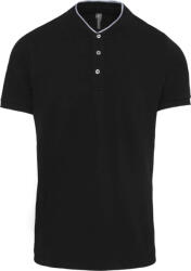 Kariban KA223 FÉRFI RÖVID UJJÚ GALLÉROS PÓLÓ MANDARIN GALLÉRRAL (ka223bl-oxg-2xl)