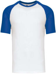 Kariban KA330 BASEBALL - KONTRASZT PÓLÓ (ka330wh-ro-2xl)