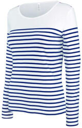 Kariban KA386 NŐI HOSSZÚ UJJÚ BRETON CSÍKOS FELSŐ (KA386swn-xl)