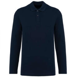 Kariban PK202 FÉRFI HOSSZÚ UJJÚ SUPIMA® GALLÉROS PÓLÓ (pk202denv-3xl)