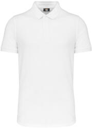 Designed to Work WK225 FÉRFI RÖVID UJJÚ PATENTOS GALLÉROS PÓLÓ (wk225wh-3xl)