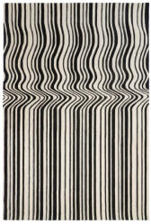  Draft Black, fekete-fehér, kézi szövésű prémium szőnyeg 200x300 cm