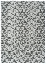  ARCO Black halvanyszurke alapon fekete Art Deco mintas szonyeg 200x300 cm