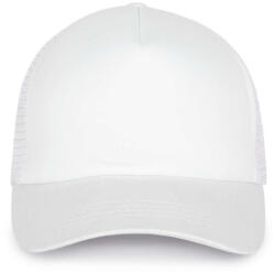 K-UP KP111 5 paneles kamionos mesh baseball sapka - white színben (kp111wh-u)