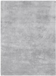 CANYON Silver, világosszürke, selymes 3 D felületű, kézi csomózású prémium szőnyeg 200x300 cm