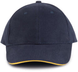 K-UP KP011 Orlando 6 paneles baseball sapka - navy/yellow színben (kp011nv/ye-u)