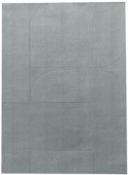  CAMINO Gray, szürke, egyszínű, 3D mintás kézi szövésű prémium szőnyeg 200x300 cm