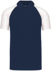 Kariban KA226 BASEBALL KONTRASZTOS GALLÉROS PÓLÓ (ka226nv-wh-xl)