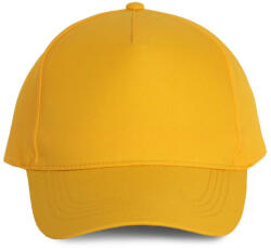 K-UP KP157 5 paneles poliészter baseball sapka - yellow színben (kp157ye-u)