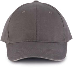 K-UP KP011 Orlando 6 paneles baseball sapka - slate grey/light grey színben (kp011sl/lg-u)
