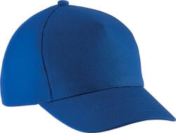 K-UP KP149 5 paneles gyerek baseball sapka pamutból - royal blue színben (kp149ro-u)