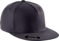 K-UP KP908 lapos ellenzős 5 paneles sapka - deep grey színben (kp908dpg-l/xl)