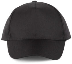 K-UP KP157 5 paneles poliészter baseball sapka - black színben (kp157bl-u)