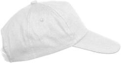 K-UP KP041 First 5 paneles gyerek baseball sapka - white színben (kp041wh-u)