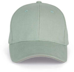 K-UP KP011 Orlando 6 paneles baseball sapka - sage/light grey színben (kp011sg/lgr-u)