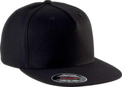 K-UP KP908 lapos ellenzős 5 paneles sapka - black színben (kp908bl-l/xl)