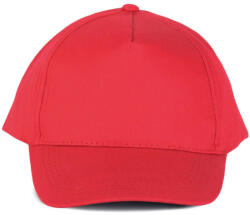 K-UP KP116 5 paneles pamut baseball sapka - red színben (kp116re-u)